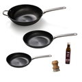 Skottsberg Cast Iron Pannenset 3-delig