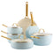 Greenpan Pannenset 10-delig 'Padova Light Blue'