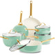 Greenpan Pannenset 10-delig 'Padova Mint Green'