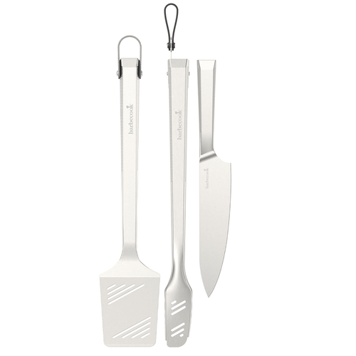 Barbecook Premium set met spatel, mes en tang
