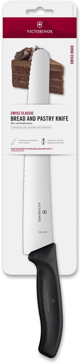 Victorinox Banketbakkersmes 26cm 'Swiss Classic Zwart Victorinox Banketbakkersmes 26cm 'Swiss Classic Zwart