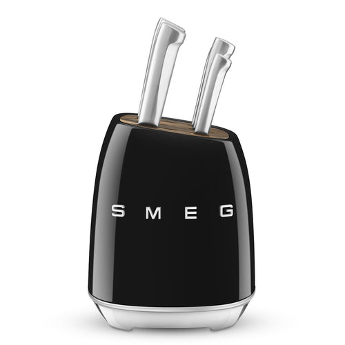 SMEG Messenblok met 6 messen 'Zwart' KBSF02BL