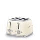 Smeg Broodrooster 4x4 'Creme' TSF03CREU
