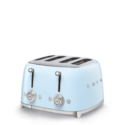 Smeg Broodrooster 4x4 'Pastelblauw' TSF03PBEU