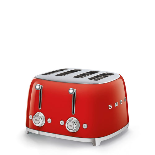 Smeg Broodrooster 4x4 'Rood' TSF03RDEU