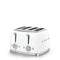 Smeg Broodrooster 4x4 'Wit' TSF03WHEU