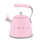SMEG Fluitketel 2,3L 'Roze' WKF01PK