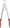 Cuisipro Mini serveertang Silicone 18cm Rood