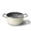 Smeg Braadpan Keramisch Ø24cm / 4.8L 'Creme'