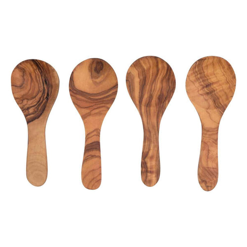 Bowls and Dishes Olijfhouten Tapaslepeltjes 4st.