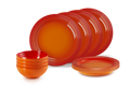 Le Creuset Serviesset 12-delig - 4 Persoons 'Oranjerood'
