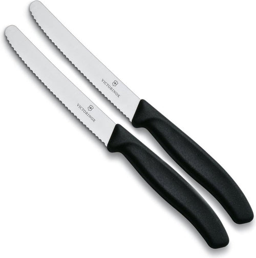 Victorinox Tomatenmes met kartel 2st. Zwart