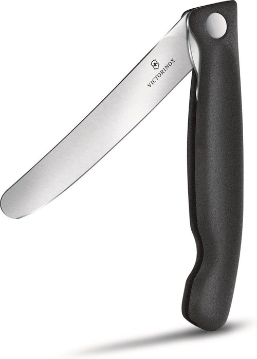 Victorinox Inklapbaar tomatenmes 11cm 'Swiss Classic Zwart'