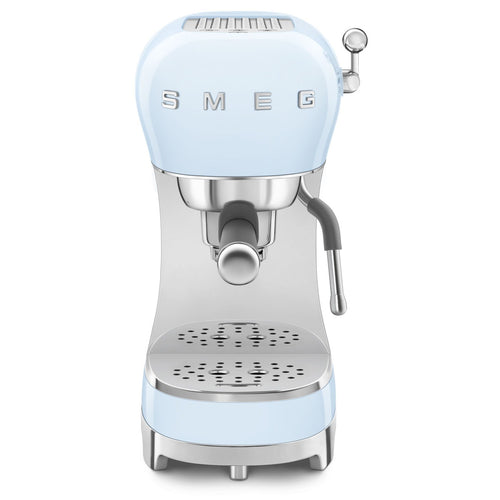 Smeg Handmatige espressomachine 'Pastelblauw' ECF02PBEU