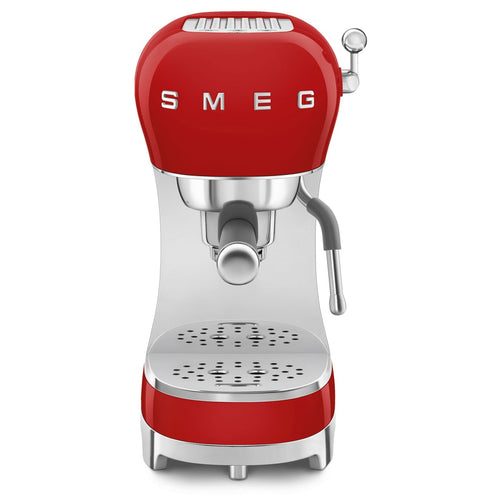 Smeg Handmatige espressomachine 'Rood' ECF02RDEU