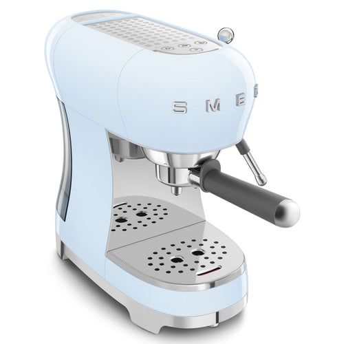 Smeg Handmatige espressomachine 'Pastelblauw' ECF02PBEU