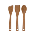 Combekk Houten Spatelset 3-delig 'Bruin'