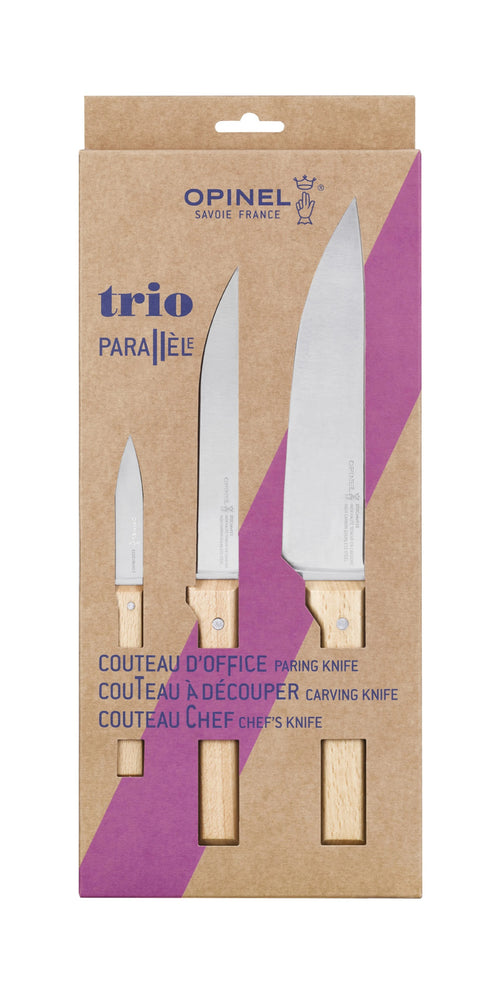 Opinel 3-delige Messenset Parallèle
