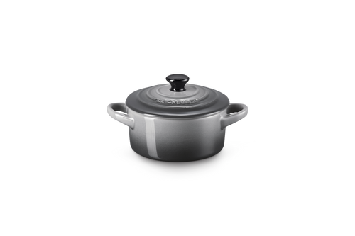 Le Creuset Mini-Braadpan / Voorraadpot Ø10cm / 0,25L 'Flint'