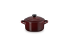 Le Creuset Mini-Braadpan / Voorraadpot Ø10cm / 0,25L 'Garnet'