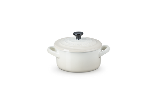 Le Creuset Mini-Braadpan / Voorraadpot Ø10cm / 0,25L 'Meringue'