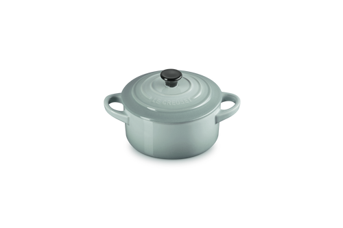 Le Creuset Mini-Braadpan / Voorraadpot Ø10cm / 0,25L 'Sea Salt'