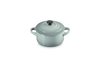 Le Creuset Mini-Braadpan / Voorraadpot Ø10cm / 0,25L 'Sea Salt'