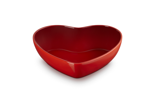 Le Creuset Serveerschaal Hoog Hart Ø30cm / 2.9L 'Kersenrood'