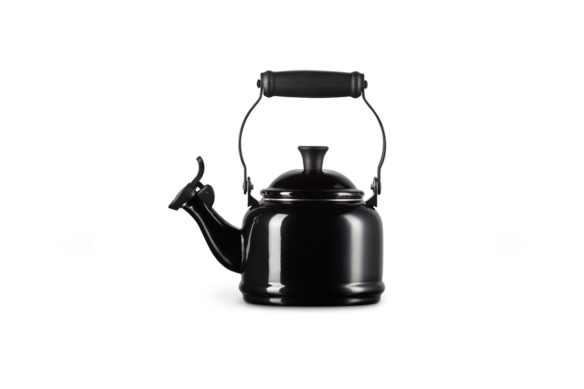 Le Creuset Fluitketel 1.1L Demi 'Ebbenzwart'