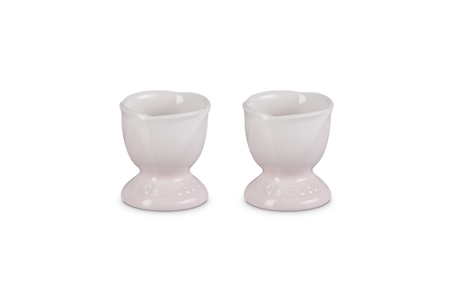 Le Creuset 2 Eierdopjes Jardin 'Shell Pink'