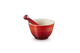 Le Creuset Vijzel & stamper 0,3L 'Kersenrood'
