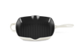 Le Creuset Grillpan Vierkant 26x26cm Grillit® 'Meringue'