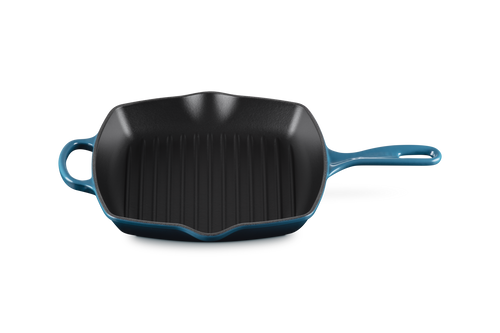 Le Creuset Grillpan Vierkant 26x26cm Grillit® 'Deep Teal'