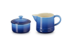 Le Creuset Melk- en Suikerset Signature 'Azure'