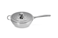Le Creuset Conische Sauteuse / Chef's Pan met anti-aanbaklaag Ø24cm / 3.3L 'RVS Signature'