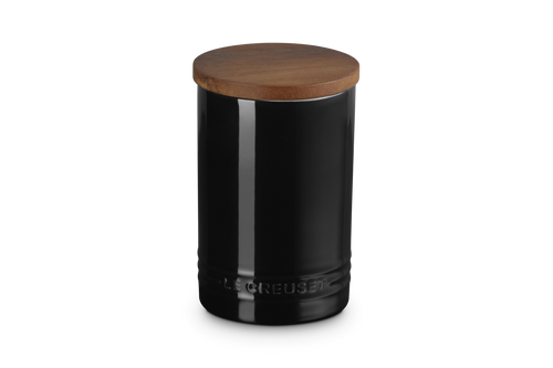 Le Creuset Voorraadpot Signature 'Ebbenzwart' Ø10.5cm / 0.77L