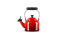 Le Creuset Fluitketel 1.1L Demi 'Kersenrood'