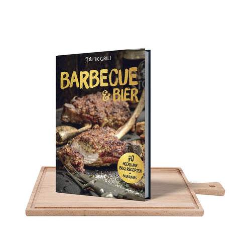 Bowls and Dishes Set - Puur Hout Steakplank PH1742 + Barbecue & Bier