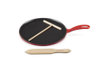 Le Creuset Pannenkoekenpan Gietijzer 'Kersenrood' Ø27cm
