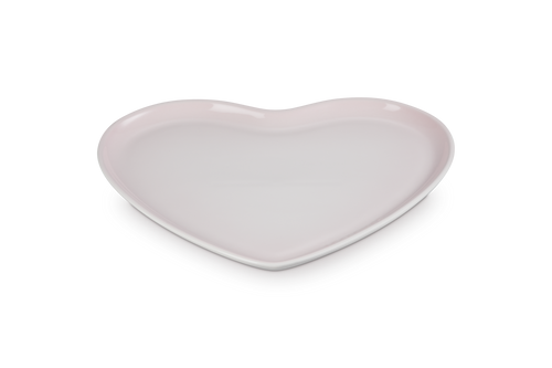 Le Creuset Serveerschaal Hart Ø32cm 'Shell Pink'