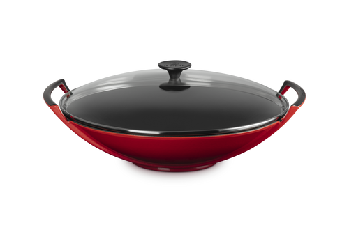 Le Creuset Gietijzeren Wokpan Ø36cm / 4.5L 'Kersenrood'
