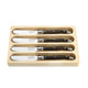 Laguiole Style de Vie Botermessen Dark Wood 'Premium Line'