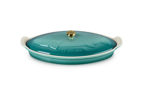 Le Creuset Ovenschaal Vis 'Bleu Riviera'