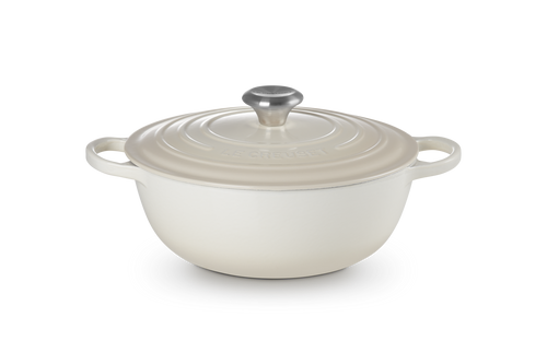Le Creuset Marmite Braadpan Signature 'Meringue' Ø26cm / 4.1L