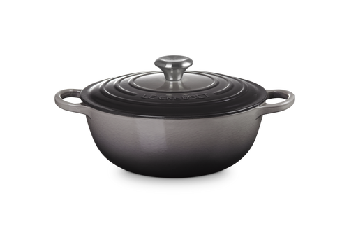Le Creuset Marmite Braadpan Signature 'Flint' Ø26cm / 4.1L