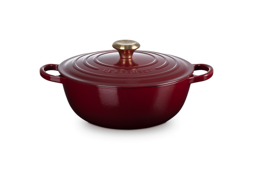 Le Creuset Marmite Braadpan Signature 'Garnet' Ø26cm / 4.1L
