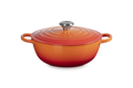 Le Creuset Marmite Braadpan Signature 'Oranjerood' Ø26cm / 4.1L