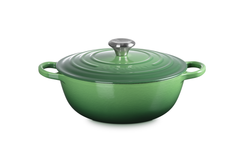 Le Creuset Marmite Braadpan Signature 'Bamboo' Ø26cm / 4.1L