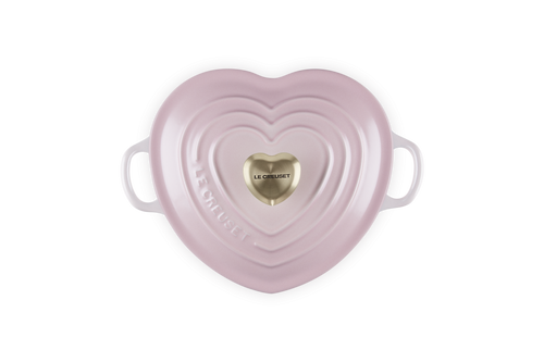 Le Creuset Campagnard Hart Ø20cm / 1L 'Shell Pink'