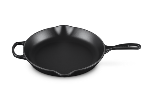 Le Creuset Skillet Tradition 'Mat Zwart' Ø30cm
